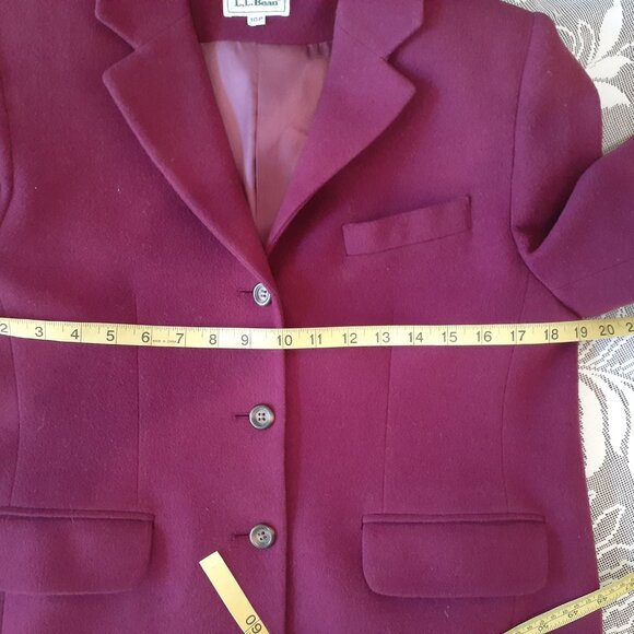 L.L. Bean Wool & Cashmere Blazer - Picture 11 of 15